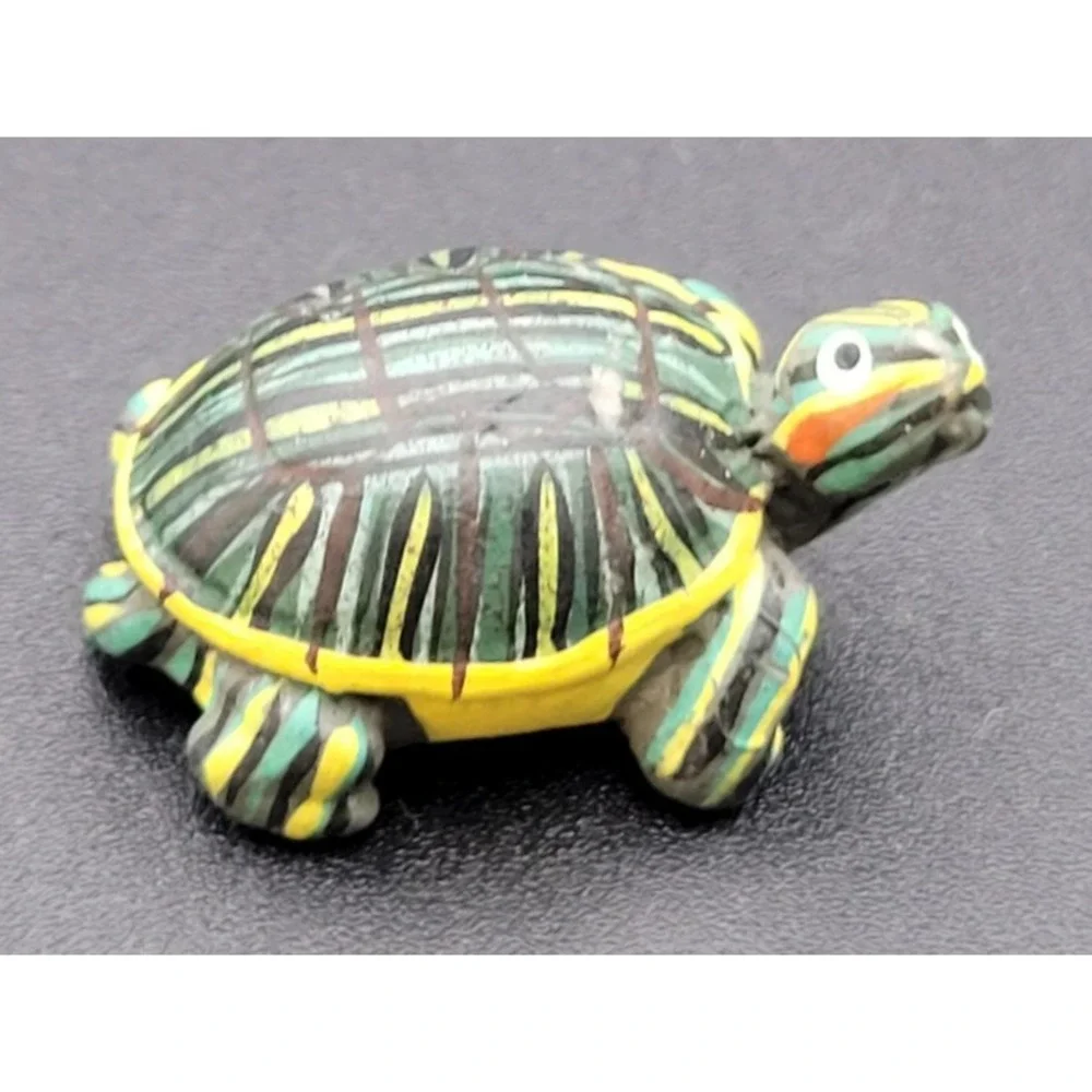 Miniature Animal Figurine Lot Cottagecore Turtle Bunny Bear 1